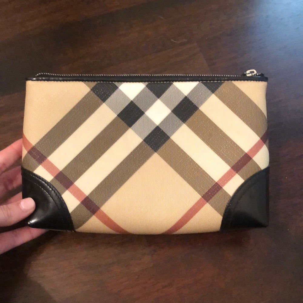 Burberry Plaid Cosmetic Case